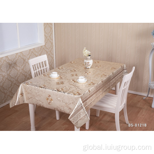 Table Colth Wholesale Embossed PVC Table Cover Table Cloth Manufactory